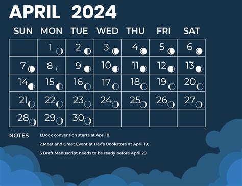 lunar cocking calendar 2024|Lunar calendar April 2024: lunar phases, solar eclipse, pink full .